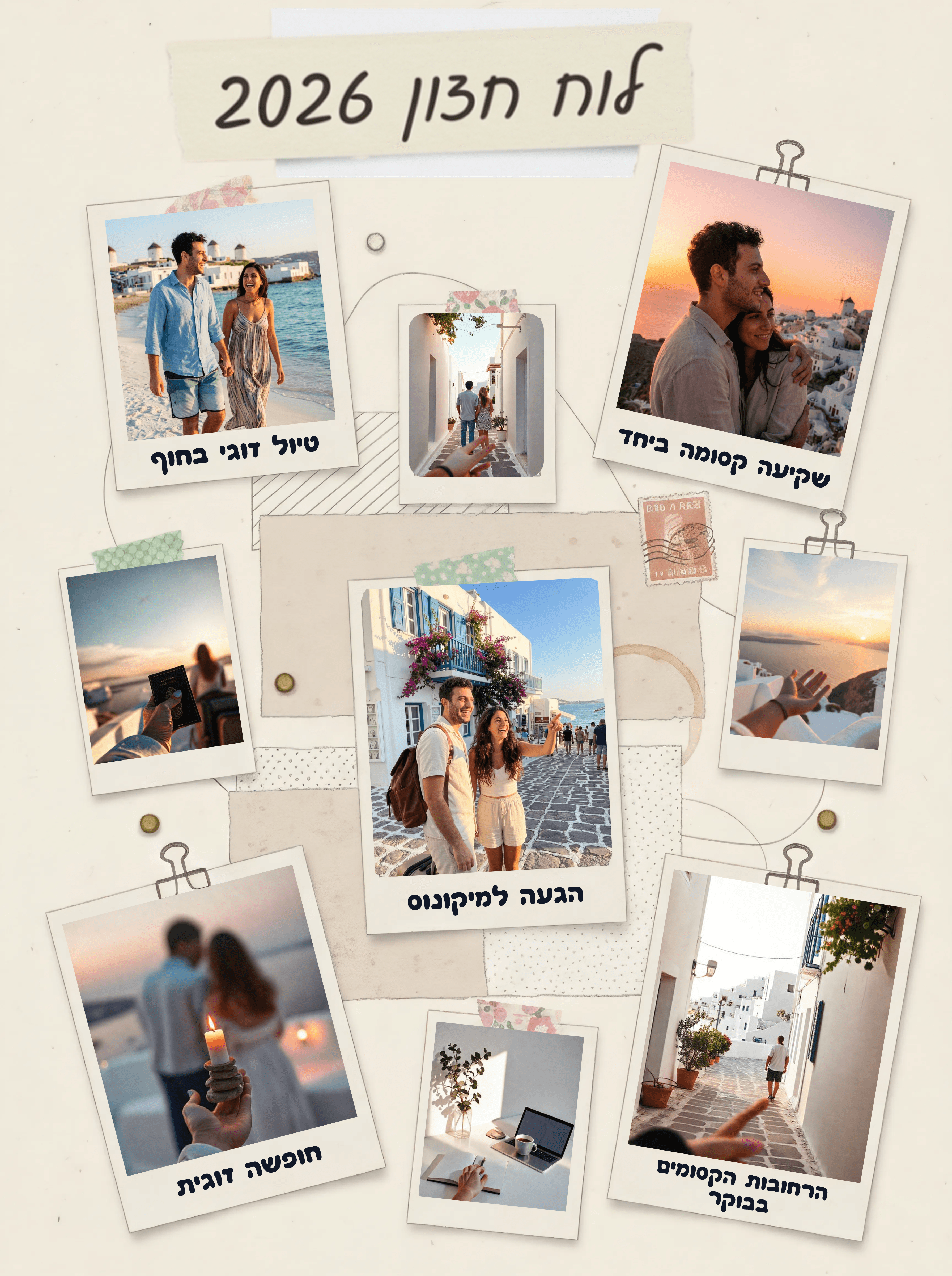 לוח חזון לחופשות